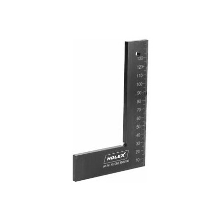 Holex Stock Square of Anodized Aluminium, Accuracy Class 1, 150X100mm 451050 150X100